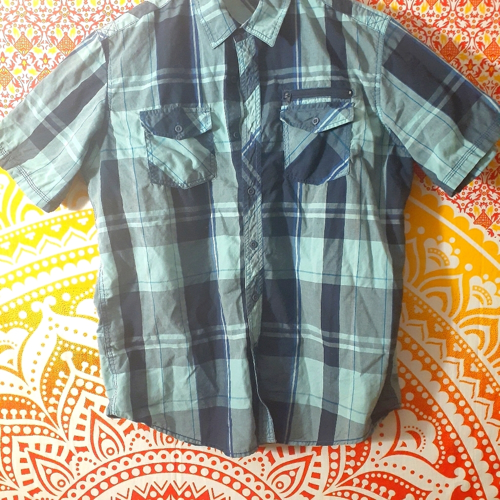 Burnside button up pocket tee